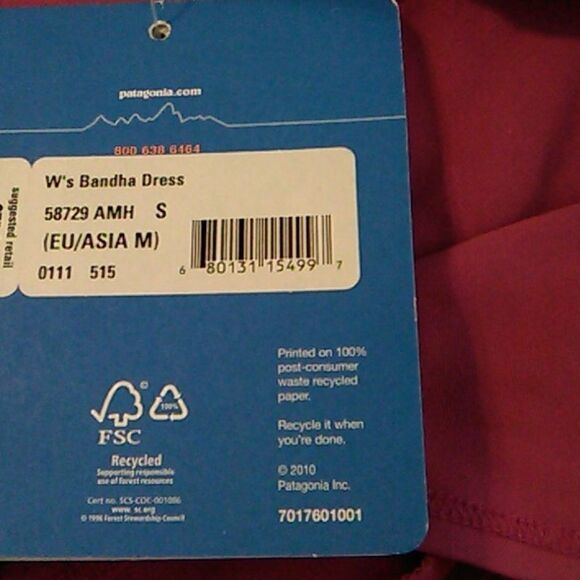 NWT Patagonia Slim Fit Dress - Picture 12 of 12